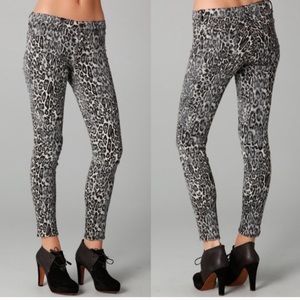 J Brand Snow Leopard Skinny Jeans NWT
